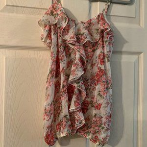 Chiffon Floral Top - Size S